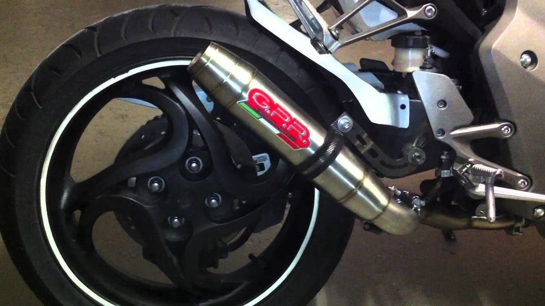 Honda CB1000R 08-14 GPR Exhaust Systems Deeptone Slipon Muffler Silencer