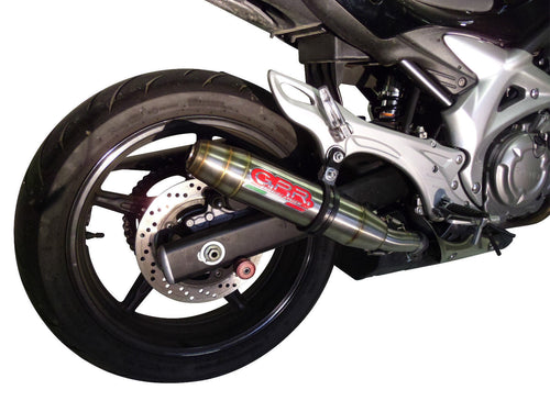 Suzuki Gladius 650 08-12 GPR Exhaust Systems Deeptone Slipon Muffler Silencer