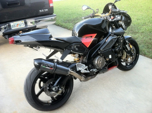 Aprilia Tuono 1000 02-05 GPR Exhaust Systems GPE CF Slipon Muffler Silencer