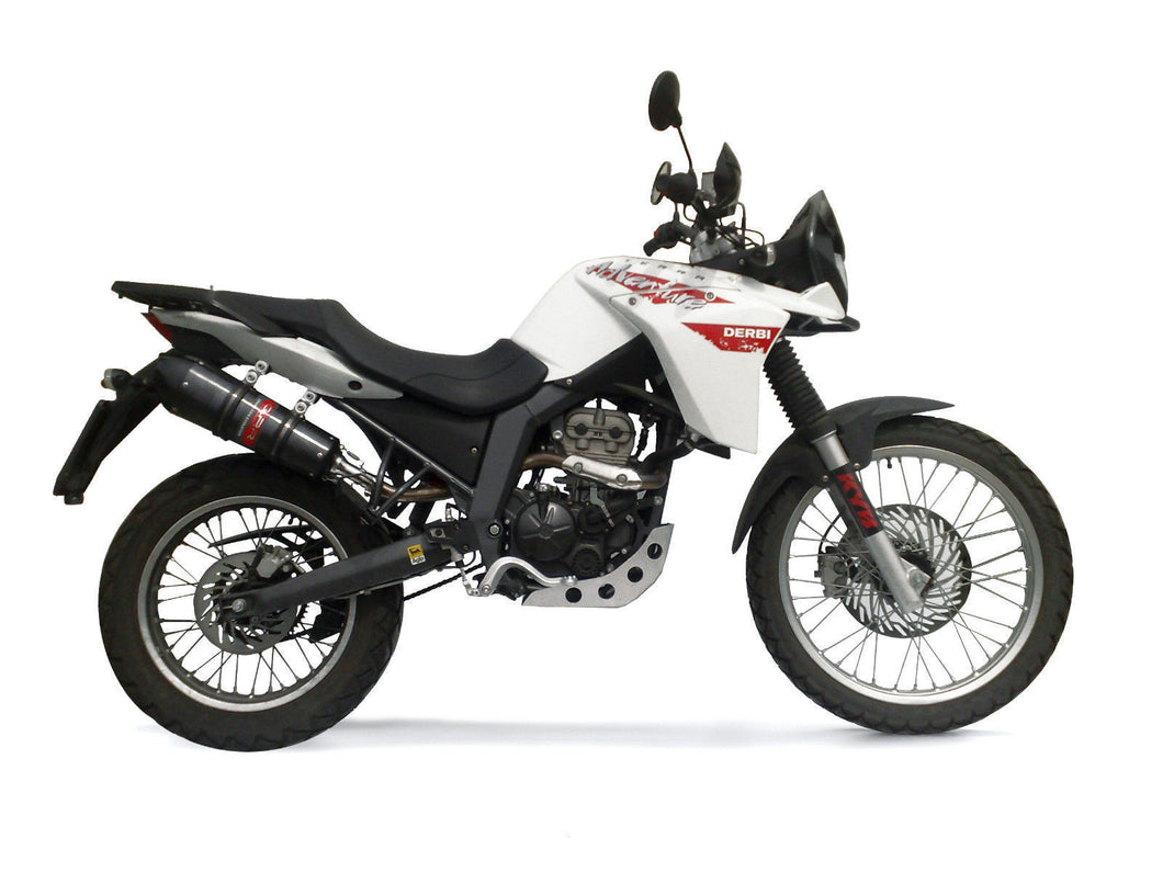 Derbi Terra 125 R-Adventura 07-11 GPR Exhaust Systems GPE CF Slipon Muffler