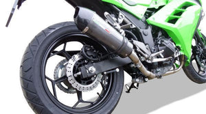 Kawasaki Ninja 300R 2012-2016 GPR Exhaust Systems GPE CF Slipon Muffler Silencer