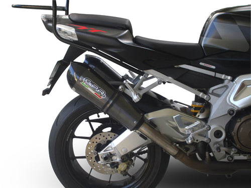 Aprilia Tuono 1000 06-10 GPR Exhaust Systems GPE CF Slipon Mufflers Silencers