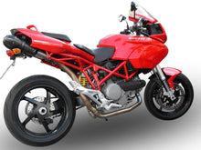 Load image into Gallery viewer, Ducati Multistrada 1000 MTS 03-06 GPR Exhaust Systems GPE CF Slipon Mufflers