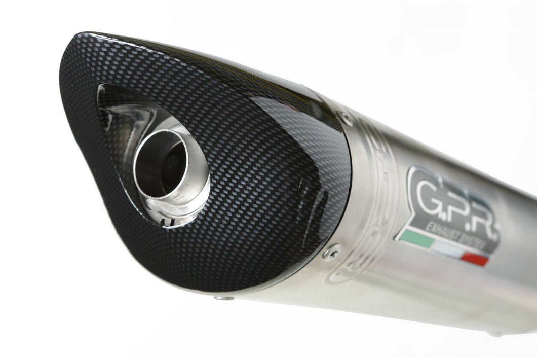 Benelli TNT 1130 2008-2016 GPR Exhaust Systems GPE Ti Slipon Muffler & Plate Kit