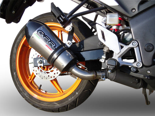 Honda CBR 125 R 11-12 GPR Exhaust Systems GPE Ti Slipon Muffler Silencer