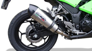 Kawasaki Ninja 300R 2013 GPR Exhaust Systems GPE Ti Slipon Muffler Silencer