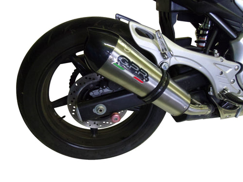 Suzuki Gladius 650 2008-2014 GPR Exhaust Systems GPE Ti Slipon Muffler Silencer