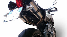 Load image into Gallery viewer, Aprilia Dorsoduro 750 09-12 GPR Exhaust Systems GPE Ti Slipon Mufflers Silencers