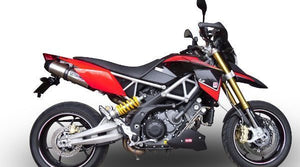 Aprilia Dorsoduro 1200 10-13 GPR Exhaust Systems GPE Ti Slipon Mufflers