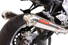 Load image into Gallery viewer, Kawasaki Z1000 07-09 GPR Exhaust Systems Powercone Slipon Mufflers Silencers