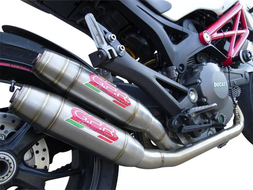 Ducati Monster 1100 09-10 GPR Exhaust Full System with Cat & Double Silencers