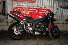 Load image into Gallery viewer, Yamaha R6 03-04 High Mount GPR Exhaust Systems Carbon Oval Slipon Muffler