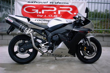 Load image into Gallery viewer, Yamaha R1 02-03 High Mount GPR Exhaust Systems Carbon Oval Slipon Muffler