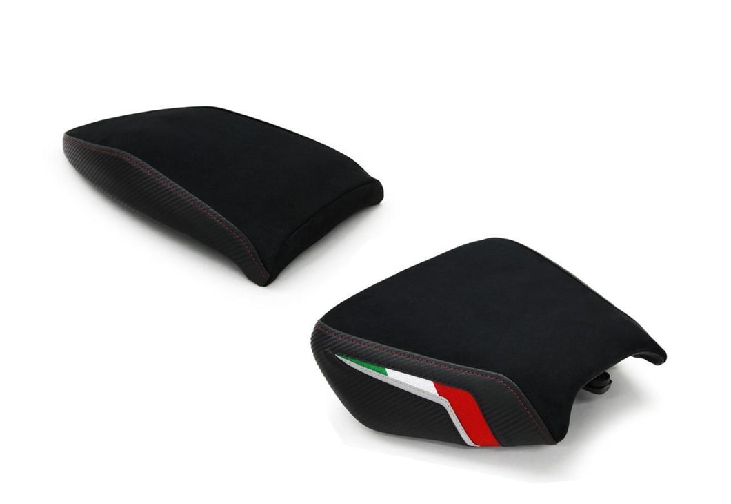 Luimoto Team Italia Suede Seat Covers Front & Rear For Aprilia RS250 1998-2002