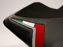 Load image into Gallery viewer, Luimoto Team Italia Suede Rider Seat Cover For Aprilia RSV4 RSV-4 2009-2020