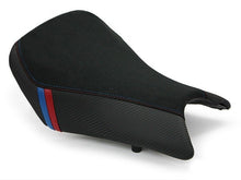 Load image into Gallery viewer, Luimoto Motorsports Suede Rider Seat Cover 2 Color Options For BMW S1000RR 12-14