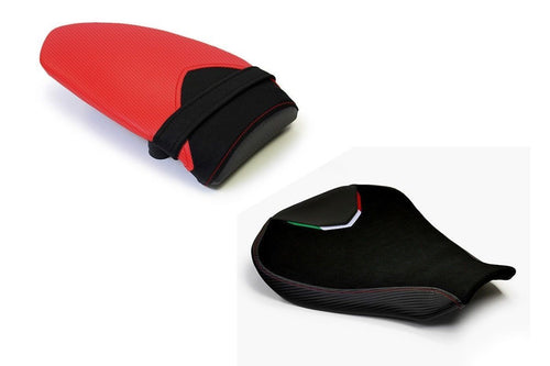 Luimoto Team Italia Suede Seat Covers Set 4 Colors New For MV Agusta F4 2010-18