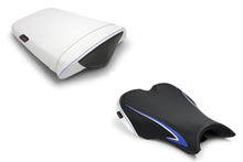 Load image into Gallery viewer, Luimoto Team Edition seat covers front and rear for Triumph Daytona 675 2006-2012 — Euro Motards