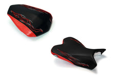 Load image into Gallery viewer, Luimoto Flame Edition seat covers front and rear for Yamaha R1 2009-2014 — Euro Motards