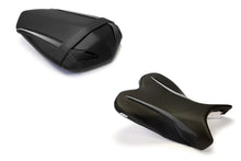 Load image into Gallery viewer, Luimoto Raven Edition seat covers front and rear for Yamaha R1 2009-2014 — Euro Motards