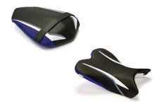 Load image into Gallery viewer, Luimoto Raven Edition seat covers front and rear for Yamaha R1 2009-2014 — Euro Motards