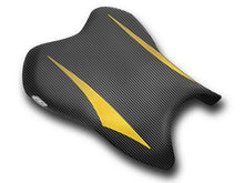 Load image into Gallery viewer, Luimoto Raven Edition rider seat cover for Yamaha R6 2006-2007 — Euro Motards