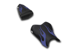 Load image into Gallery viewer, Luimoto Flame Edition seat covers front and rear for Yamaha R6 2006-2007 — Euro Motards