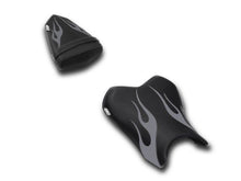 Load image into Gallery viewer, Luimoto Flame Edition seat covers front and rear for Yamaha R6 2006-2007 — Euro Motards