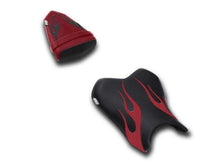 Load image into Gallery viewer, Luimoto Flame Edition seat covers front and rear for Yamaha R6 2006-2007 — Euro Motards
