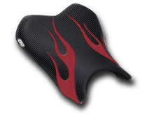 Load image into Gallery viewer, Luimoto Flame Edition rider seat cover for Yamaha R6 2006-2007 — Euro Motards