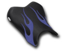 Load image into Gallery viewer, Luimoto Flame Edition rider seat cover for Yamaha R6 2006-2007 — Euro Motards