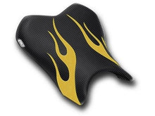Load image into Gallery viewer, Luimoto Flame Edition rider seat cover for Yamaha R6 2006-2007 — Euro Motards