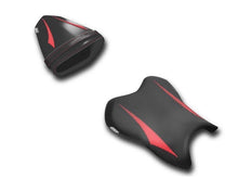 Load image into Gallery viewer, Luimoto Raven Edition seat covers front and rear for Yamaha R6 2006-2007 — Euro Motards
