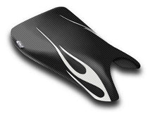 Load image into Gallery viewer, Luimoto Flame Edition rider seat cover for Yamaha R6 2003-2005 — Euro Motards
