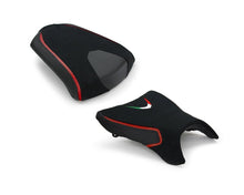 Load image into Gallery viewer, Luimoto Team Italia Suede Seat Covers Front &amp; Rear For Aprilia Falco 1000 99-05