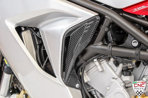 MV Agusta Brutale 800 CNC Racing Italy Carbon Fiber Airducts Covers Glossy