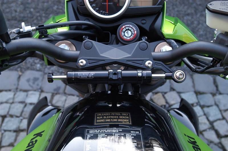Kawasaki Z750R 2011-2012 Toby Belgium Steering Damper Stabilizer & Mount Kit New