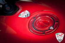 Load image into Gallery viewer, CNC Racing Quick Tank Cap Carbon 4 Colo Triumph Street Speed Triple 675 955 1050