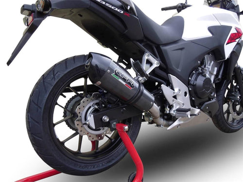 Honda CB 500X 2013-2015 GPR Exhaust Systems GPE CF Slipon Muffler Silencer Can