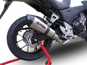 Honda CB 500X 2013-2015 GPR Exhaust Systems GPE Ti Slipon Muffler Silencer Can