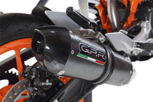Load image into Gallery viewer, KTM Duke 390 2013-2016 GPR Exhaust Systems GPE CF Black Slipon Muffler Side New