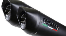 Load image into Gallery viewer, Aprilia Dorsoduro 1200 2011-2014 GPR Exhaust Systems Furore Black Dual Silencers