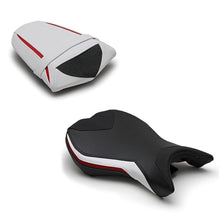 Load image into Gallery viewer, Luimoto Team seat covers front and rear for Triumph Daytona 675 2013-2017 — Euro Motards