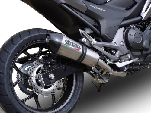 Honda NC 750 X - S DCT 2014-2015 GPR Exhaust GPE Ti Titanium Muffler Road Legal