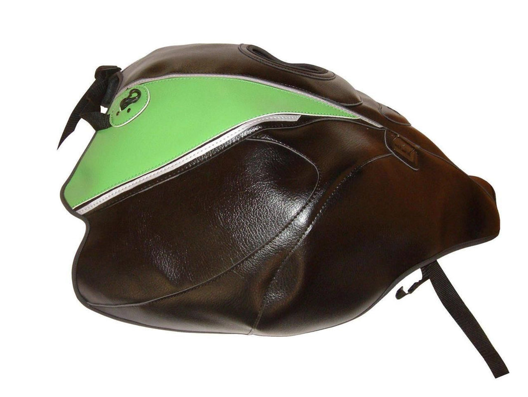 Kawasaki Z750R Top Sellerie Gas Tank Cover Bra TAP6015 Black/Green