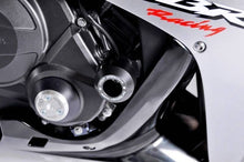 Load image into Gallery viewer, Honda CBR600RR (ABS) 2003-2006 RD Moto Crash Frame Sliders Protectors Black