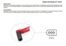 Load image into Gallery viewer, CNC Racing Easy Footpegs For Ducati Multistrada 1200 Touring/Sport/Pikes 2010-14