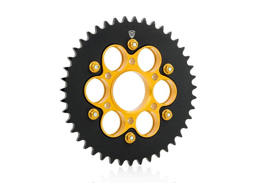 CNC Racing Sprocket-Carrier-Nuts Gold 38/39/43T Ducati 1199 Panigale /S/R