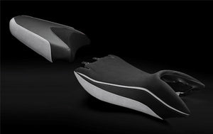 Luimoto Suede Seat Covers Front & Rear 5 Colors For Aprilia Mana 850 GT 2008-15
