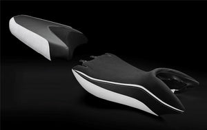 Luimoto Suede Seat Covers Front & Rear 5 Colors For Aprilia Mana 850 GT 2008-15